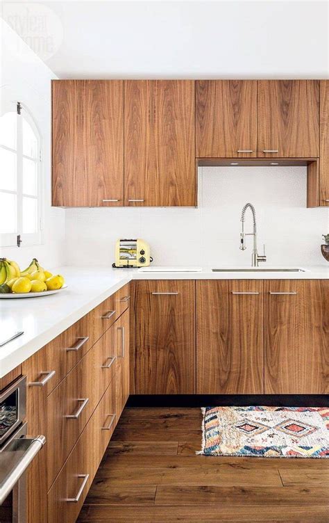 The most common mid century modern cabinet material is wood. 25 Mid Century Modern Kitchen Ideas to Beautify Your ...