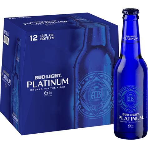 Bud Light Platinum Beer 12 Pack Beer 12 Fl Oz Bottles 6 Abv