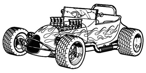 Free printable cars and vehicles to color and use for crafts and various learning activities. Modified Hot Rod Cars Coloring Pages : Kids Play Color