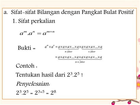 Contoh Soal Sifat Sifat Eksponen Bilangan Bulat Contoh Soal Terbaru