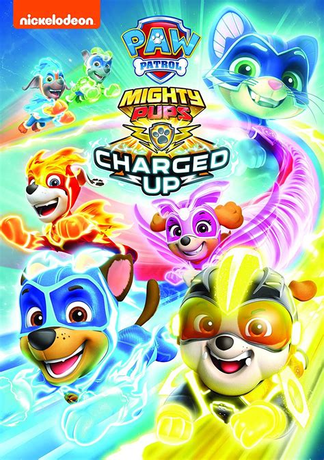 Paw Patrol Mighty Pups Charged Up Br Dvd E Blu Ray