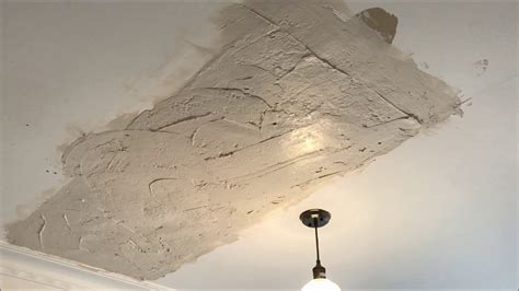 By using modern materials and a traditional technique, it is possible to repair plaster ceilings that are cracking and delaminating. Large Hole in Plaster Board Ceiling Repair - YouTube