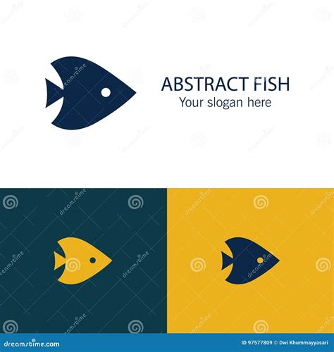 Abstract Fish Logo Stock Vector Illustration Of Black 97577809