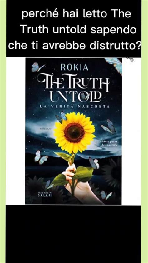 The Truth Untold La Verità Nascosta Booktok Thetruthuntold Libri