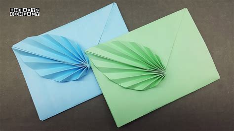 Easy Origami Envelope Making Tutorial The Art Company Youtube