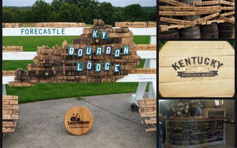 Bourbon Barrel Stave States Bars Custom Hand Wood Burning By Bourbon