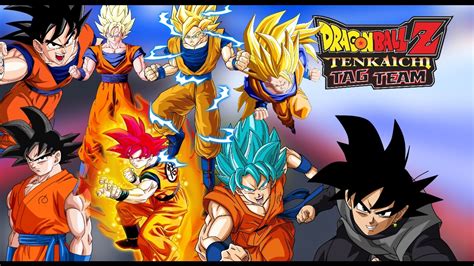 Todas Las Transformaciones De Goku Hasta Goku Ssjblue Dbz Ttt Youtube