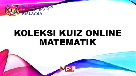 Koleksi Kuiz Online Matematik My Pendidik