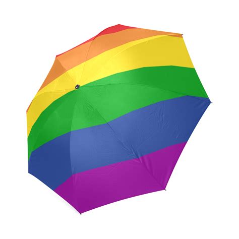 Lgbt Pride Rainbow Color Foldable Umbrella Myprideshop