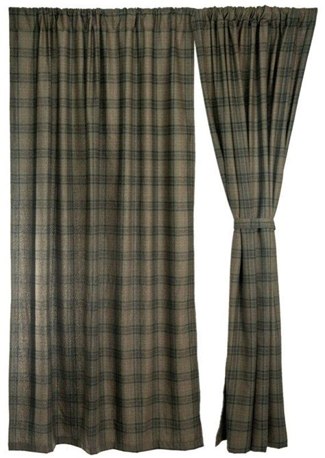 Hilltop Lodge Plaid Curtains Your Western Decor Curtains Plaid