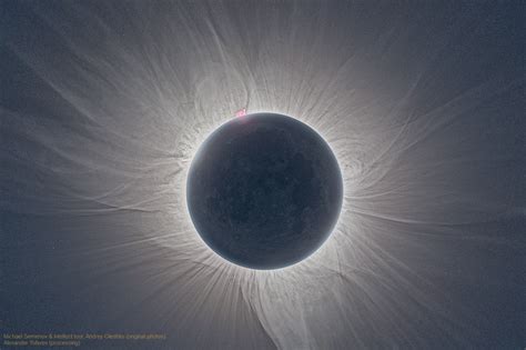 Solar corona during total solar eclipse of March 2016 - Strange Sounds