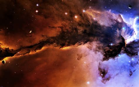 Wallpaper Ruang Bintang Nebula Suasana Alam Semesta Luar Angkasa