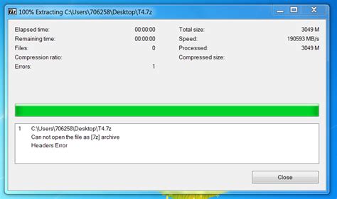 7 Zip Discussion Open Discussion Cannot Open File