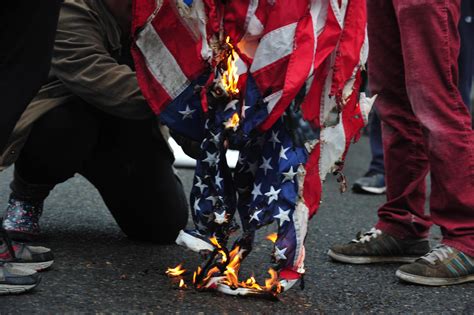 flag burning is trump resistance going too far crosscut