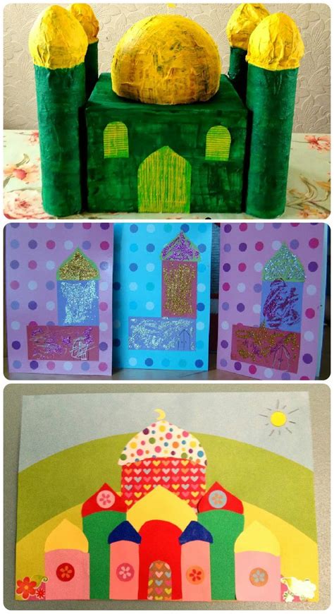 13 Creative Mosque Crafts To Make With Kids Crafts Mosques And Islamic