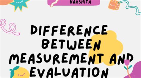 Difference Between Measurement And Evaluation Prep With Harshita