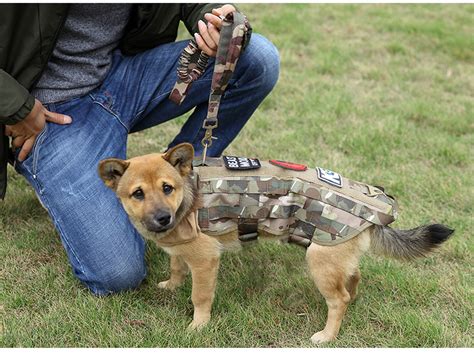 Tactical Scorpion Gear Dog Leash Lead Canine K9 Military Training Vest