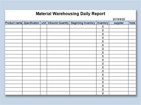 Warehouse Inventory Templates Free Ad Manage Your Inventory With Simple
