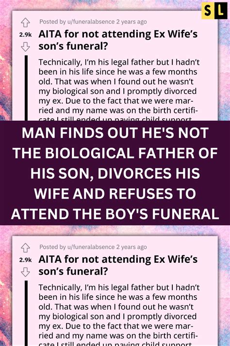 Man Finds Out He S Not The Biological Father Of His Son Divorces His