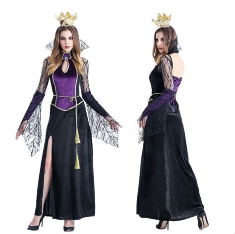 Adult For Women Deluxe Halloween Gothic Vampire Vampiress Costume