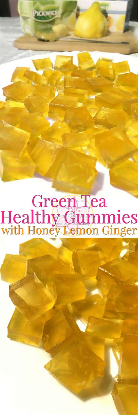 Green Tea Healthy Gummies With Honey Lemon Ginger Anna