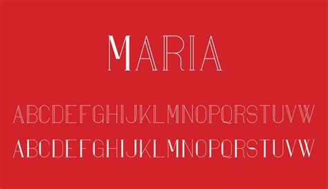 Maria Font Free Font