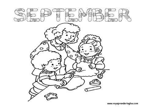 Dibujo De Septiembre Para Colorear Dibujos Para Colorear