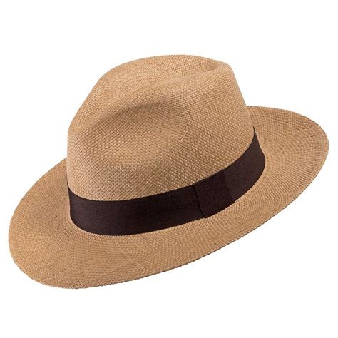 Ultrafino Authentic Classic Fedora Straw Panama Hat Handwoven Etsy