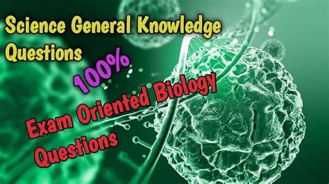 Science General Knowledge Questions With Answers Important Biology