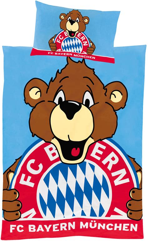 Bayern münchen brought to you by FC Bayern München Baby-Bettwäsche Berni, 140x100cm