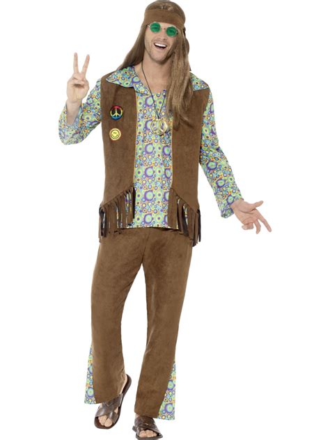 Mens 60's Hippie Costume - 43126 - Fancy Dress Ball