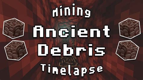 Fast Ancient Debris Mining Relaxing Timelapse Youtube