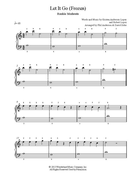 Here i am going to share with you the song's piano notes with letters and chords, as i feel this is one of the most melodious songs to be played on a piano. Let It Go by Frozen Piano Sheet Music | Rookie Level
