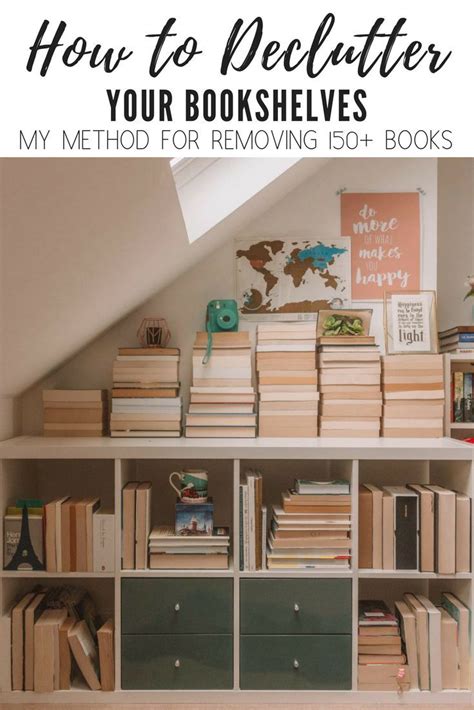 How To Declutter Books In 2 Easy Steps Declutter Books Bookshelves