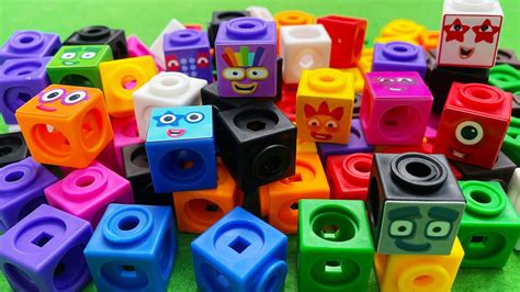 How To Make Numberblocks 1 To 10 From Mathlink Cube Youtube