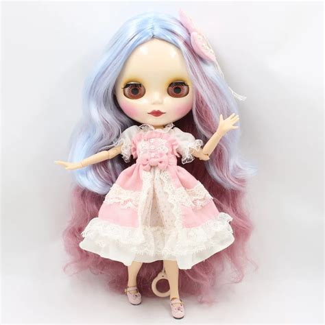Joint Body Nude Blythe Doll Factory Doll Mixed Hair Suitable For Girls