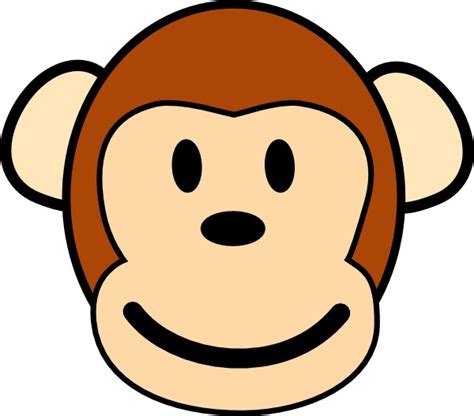 Happy Monkey Clip Art Free Vector In Open Office Drawing Svg Svg