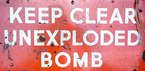 Unexploded Bombs Cause Widespread Disruption