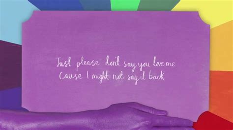 Gabrielle Aplin: Please Don't Say You Love Me (Official Lyrics video
