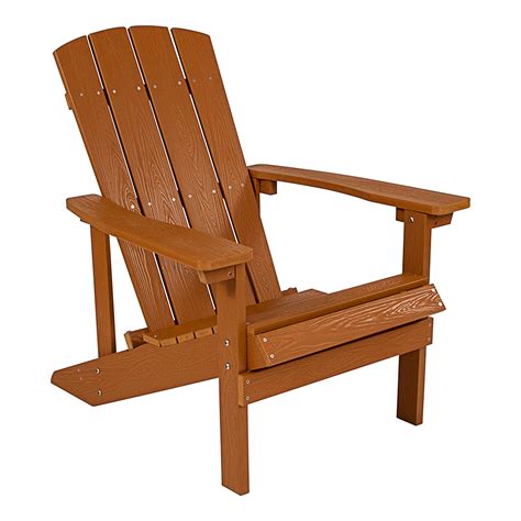 Adirondack Chair Resin Poly Waterproof C14501 TEAK 