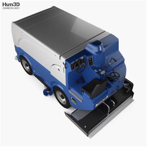 Zamboni Model 650 Electric Ice Resurfacer 3d Model Vehicles On Hum3d