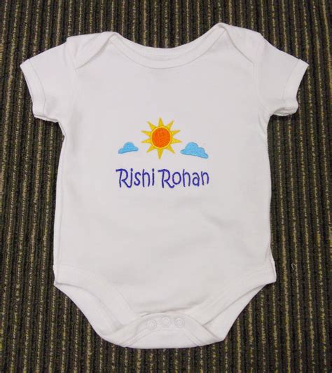 Want to add their name on a personalised gift ? Personalised Baby Romper (With images) | Baby romper ...