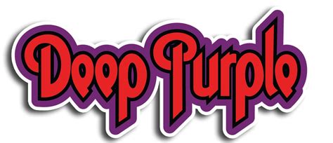 Deep Purple Logo Sticker Vinyl Decal 10 Sizes