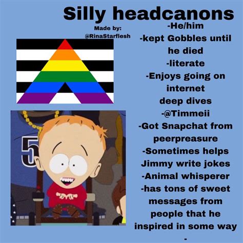 Timmy Burch Headcanons In 2023 South Park Timmy Creek South Park