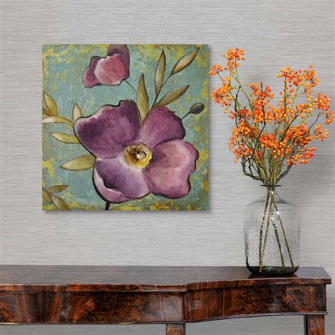 Purple Poppies II Wall Art, Canvas Prints, Framed Prints, Wall Peels