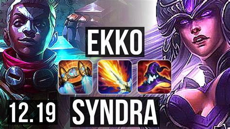Ekko Vs Syndra Mid M Mastery Legendary Games Kr
