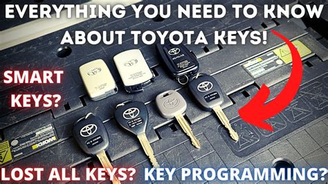 All You Need To Know About Toyota Keys Mechanical And Smart Keys Youtube