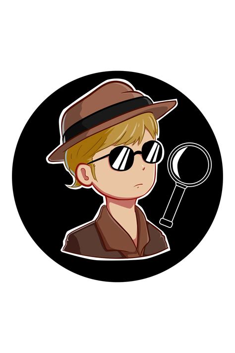 Detective Boy Cartoon Simple 2910385 Vector Art At Vecteezy