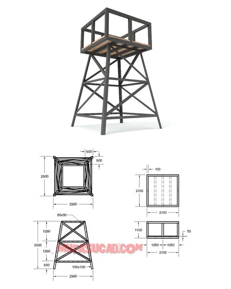 Rp 3500000 tower pnampungan air torenharga per unit. Belajar Autocad 3D Cara Membuat Tower Tangki Air ...