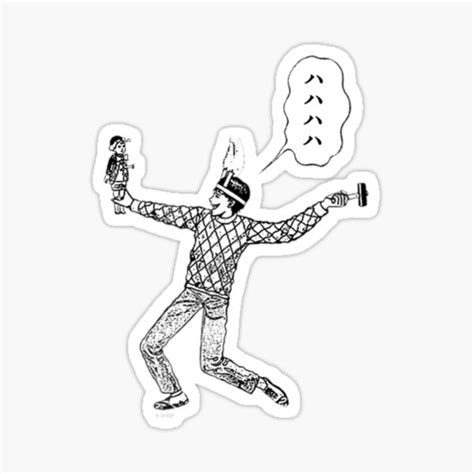 Junji Ito Souichi Back Print Sticker For Sale By Monikaete Redbubble